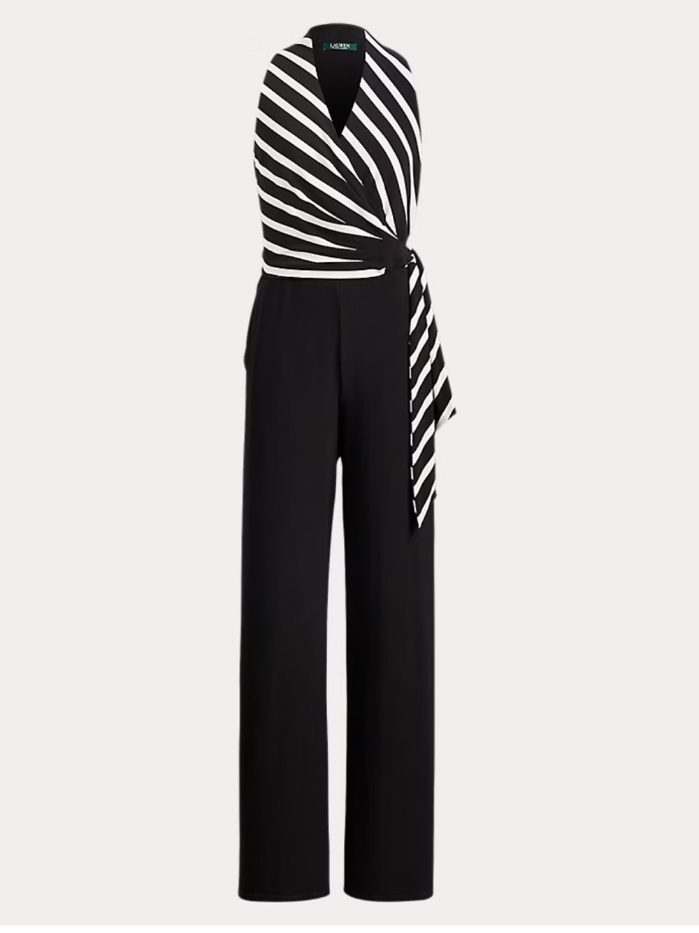Lauren Ralph Lauren Black & White striped jumpsuit